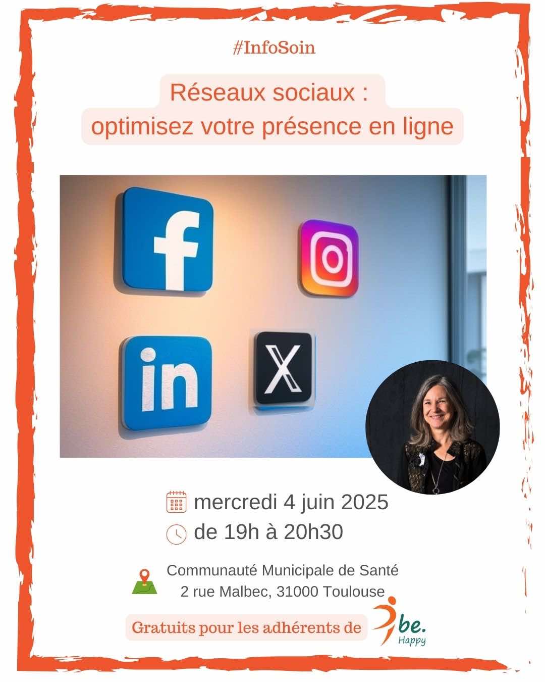 Atelier réseaux sociaux - anne genevay - AGathe ze com Atelier equithérapie
